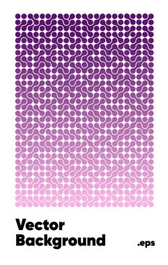 Soyut Vektör Arkaplan Metalleri Deseni. Gradyan Metaboller Deseni