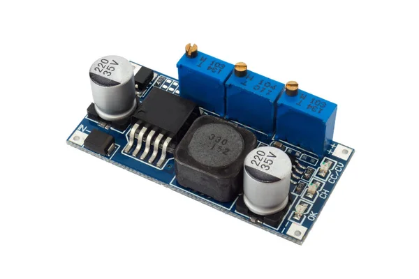 Simple DC DC converter board — Stock Photo, Image