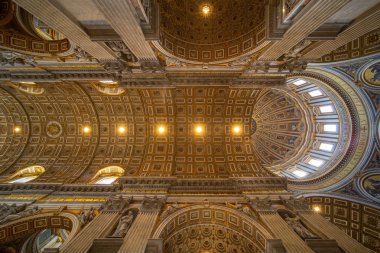 Kapalı görünümünü Basilica di San Pietro Roma, İtalya