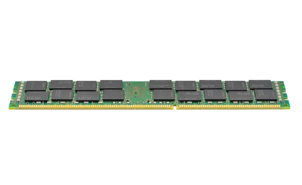 Módulo de memória DDR3 isolado no fundo branco — Fotografia de Stock