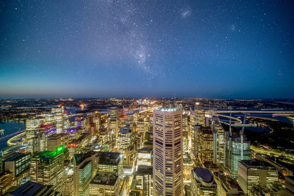 Luchtfoto van het Sydney Australia uit Sydney Tower — Stockfoto