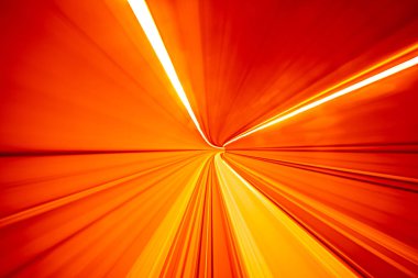 Soyut eş merkezli ışık izi