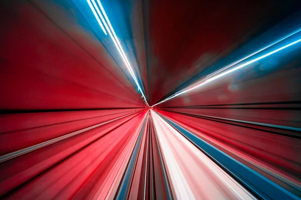 Abstrakt färgglada koncentriska ljus spår — Stockfoto