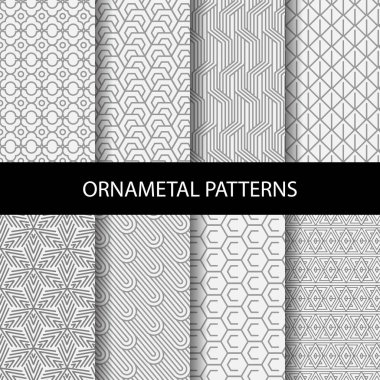 farklı kahverengi desen, resmi ve geometrik tasarım, duvar kağıdı, desen dolgularını, web sayfası, arka plan, surfac için sonsuz doku-ebilmek var olmak kullanılmış desen renk örnekleri vektör