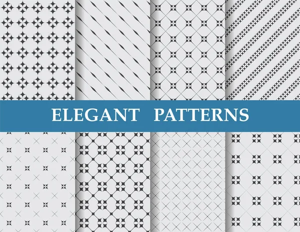Patrones Clásicos Elegantes Diferentes Textura Sin Fin Puede Utilizar Para — Archivo Imágenes Vectoriales