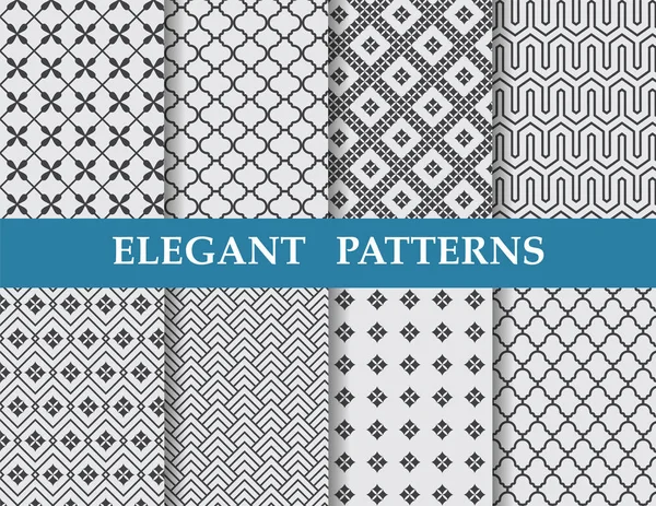 Různých Elegantní Klasické Vzory Nekonečné Texturu Lze Použít Pro Tapety — Stockový vektor
