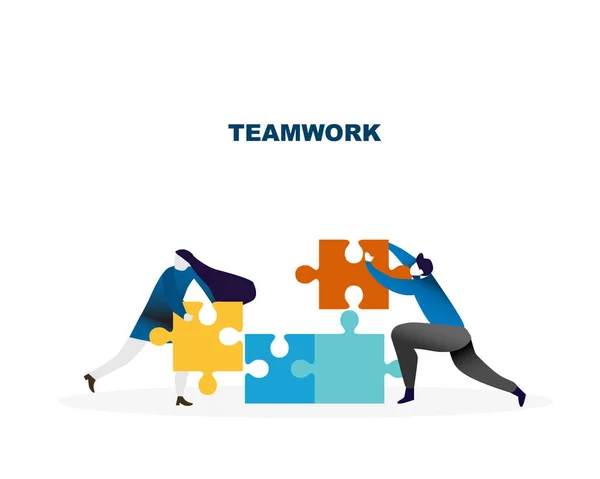 Personalsystem Geschäftsmann Mit Teamwork Konzept Für Business Lösung Und Gold — Stockvektor