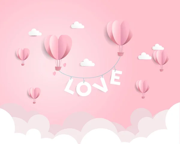 Fondo del día de San Valentín. ilustración vectorial — Vector de stock