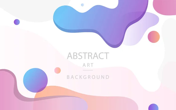 Roze Blauwe Oranje Geometrische Abstracte Digitale Achtergrond Met Dynamische Vorm — Stockvector