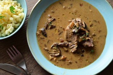 Biftek ve tavuk körili pilav ve Hint masalası..