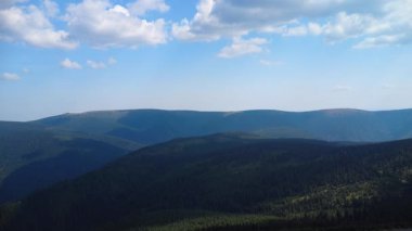 beautiful landscape of the carpathian mountains, czech , dlouhe strane, jeseniky, Kouty