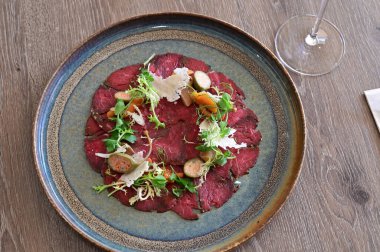 Lezzetli yiyeceklerin yakın görüntüsü