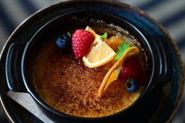 Tatlı ve lezzetli tatlı.