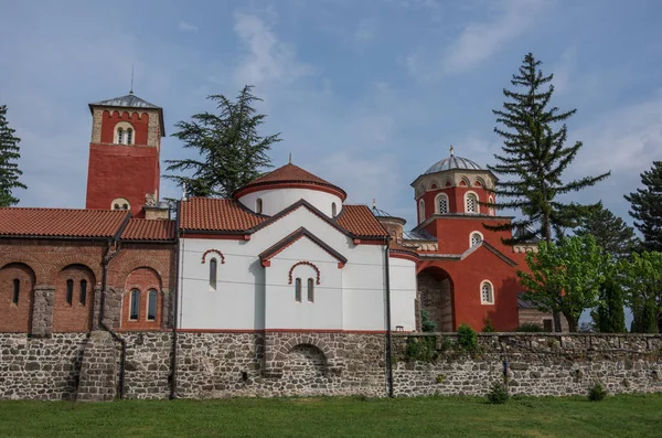 Mosteiro Ortodoxo Sérvio Zica Kraljevo — Fotografia de Stock