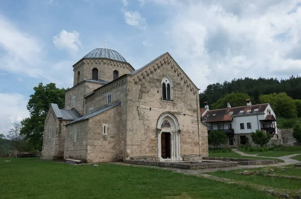 Kyrkan Den Ortodoxa Klostret Gradac Serbien Gradac Kloster Ligger Golija — Stockfoto
