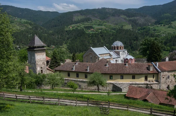 Mosteiro Studenica Mosteiro Ortodoxo Sérvio Século Xii Localizado Perto Cidade — Fotografia de Stock