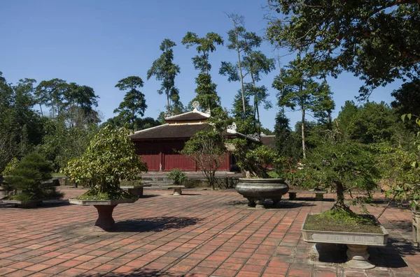 Courtyard Thien Pagoda Unesco World Heritage Site Hue Vietnam — Stock Photo, Image