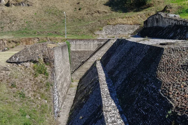 Rovine Nella Città Azteca Tempo Sacra Cholula Tlachihualtepetl Che Significa — Foto Stock