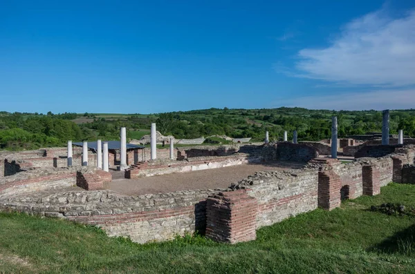 Gamzigrad Antiguo Complejo Romano Palacios Templos Felix Romuliana Serbia — Foto de Stock