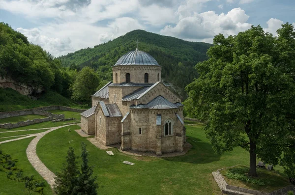Kyrkan Den Ortodoxa Klostret Gradac Serbien Gradac Kloster Ligger Golija — Stockfoto