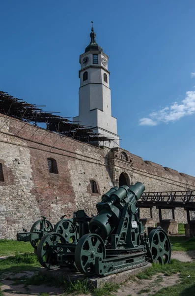 Belgrade Serbia April 2018 Sahat Kula Clock Tower Gate Belgrade — Stock Photo, Image