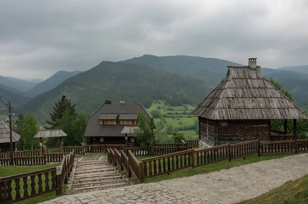 Мокра Гора Сербія Травня 2018 Eco Drvengrad Mecavnik Kustendorf Село — стокове фото