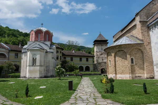 Monaster Studenica Serbski Wieczny Klasztor Prawosławny Znajdujące Się Pobliżu Miasta — Zdjęcie stockowe