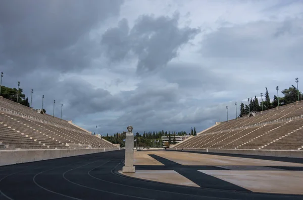 Athén Görögország 2017 December Mámorból Stadionban Ismert Kallimarmaro Egy Multi — Stock Fotó