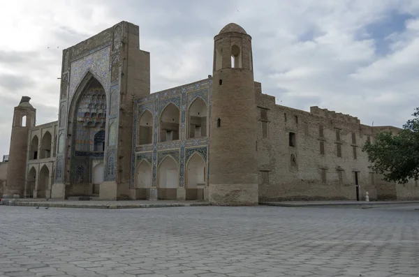 Abdulaziz Khan Madrassah Museo Arte Della Scultura Legno Bukhara Uzbekistan — Foto Stock