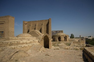 Abdullah Han medrese Kosh-medrese kompleks içinde çatıda. Buhara, Özbekistan. Asya. Büyük ipek yolu.