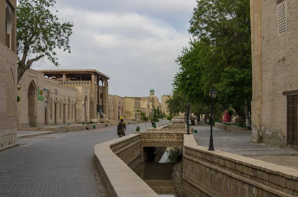 Buchara Oezbekistan April 2015 Oude Gebouwen Het Oude Centrum Van — Stockfoto