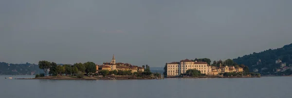 Veduta Sulle Isole Borromee Lago Maggiore Piemonte Italia Europa — Foto Stock