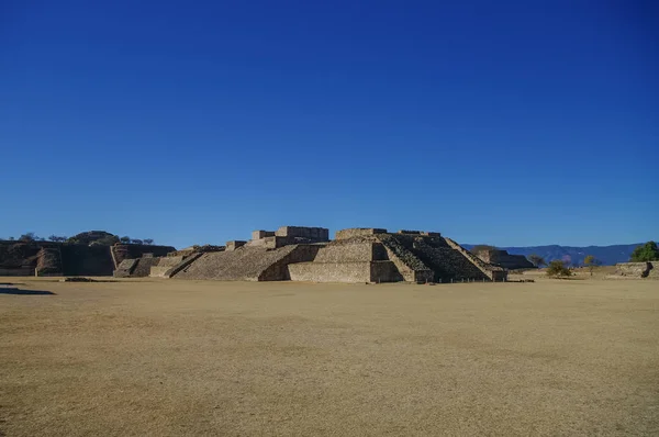 Monte Alban Ruïnes Van Zapoteken Beschaving Oaxaca Mexico — Stockfoto