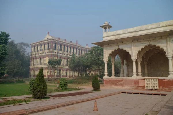 Paviljoens Sawan Bhadon Mandap Zijn Twee Bijna Identieke Structuren Zijn — Stockfoto