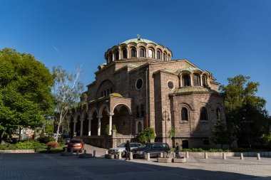 Kutsal Pazar Kilisesi - Sofya 'daki St. Nedelya. Bulgaristan 
