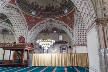  Plovdiv, Bulgaristan'daki Dzhumaya Camii'nin içi