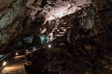 Bulgaristan 'ın kuzeybatısındaki Magura Mağarası, Vidin ilindeki Belogradchik' e yakın.