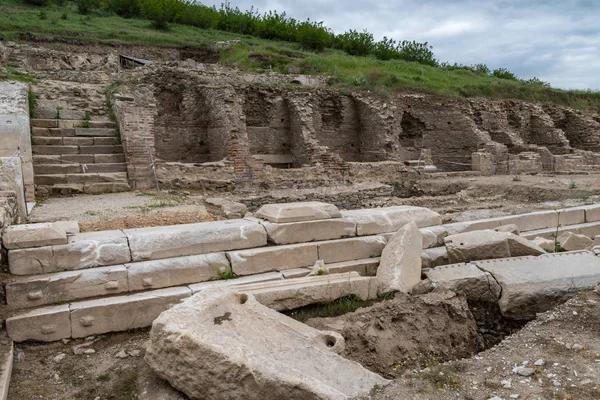 Heraclea Sintica - Ruinas de la antigua polis griega, situada cerca de la ciudad de Petrich, Bulgaria — Foto de Stock
