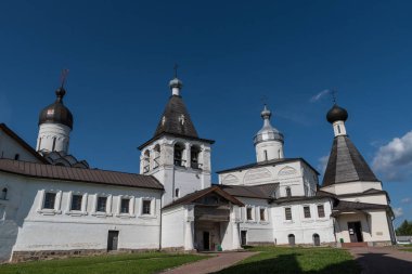 Ferapontov Belozersky manastırı. Rus Ortodoks Kilisesi Manastırı. Rus simgesi. Dünya Mirası. Ferapontovo'da. Kirillov bölgesi. Vologda Bölgesi. Rusya
