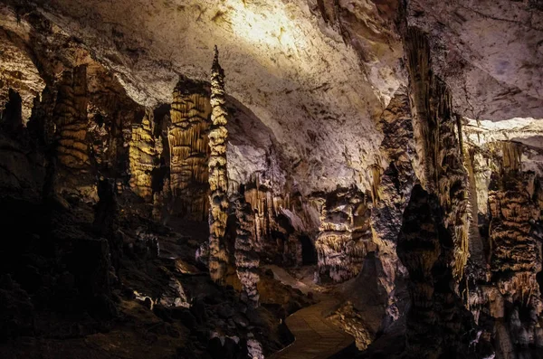 Aggtelek, Macaristan Baradla mağarada turist yolu — Stok fotoğraf