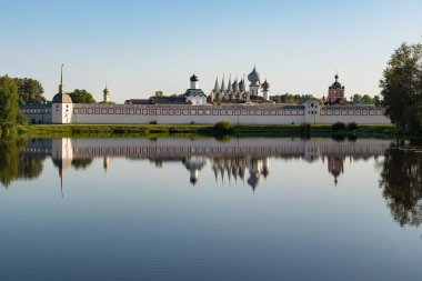 Tikhvin Varsayım (Bogorodichny Uspensky) Tikhvin Manastırı. Leningrad bölgesi. Rusya