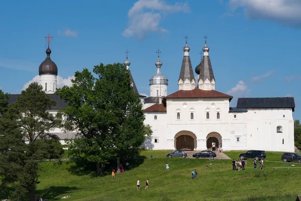 Ferapontov Belozersky monastery. Monastery of the Russian Orthodox Church. Russian landmark. World Heritage. Ferapontovo. — Stock Photo, Image