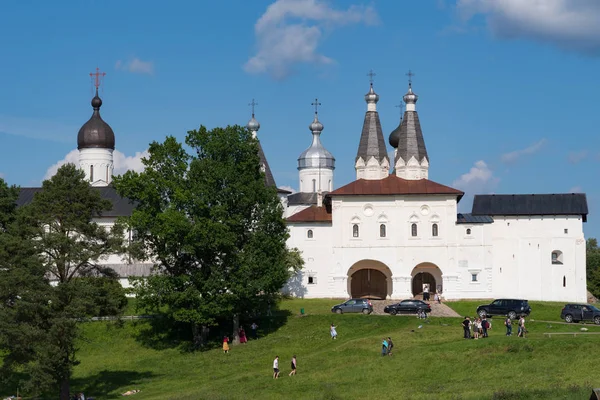 Ferapontov Belozersky monasterio. Monasterio de la Iglesia Ortodoxa Rusa. Un hito ruso. Patrimonio Mundial. Ferapontovo . — Foto de Stock