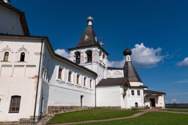 Ferapontov Belozersky manastırı. Rus Ortodoks Kilisesi Manastırı. Vologda Bölgesi Kirillov ilçesi. Rusya