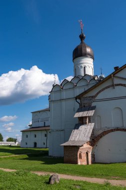 Ferapontov Belozersky manastırı. Rus Ortodoks Kilisesi Manastırı. Vologda Bölgesi Kirillov ilçesi. Rusya