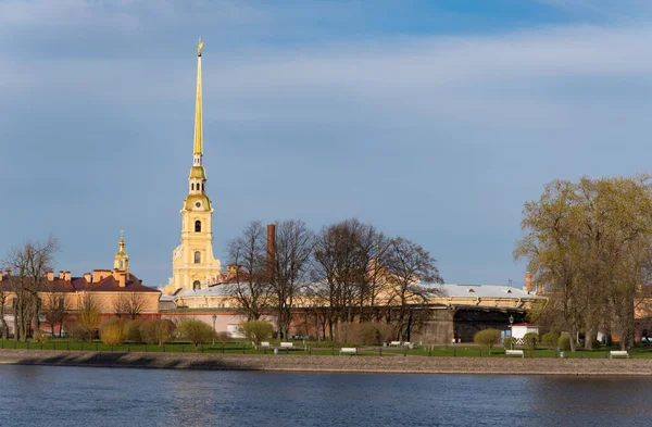 Twierdza Piotra Pawła Wyspie Zayachiy Petersburg Rosja — Zdjęcie stockowe