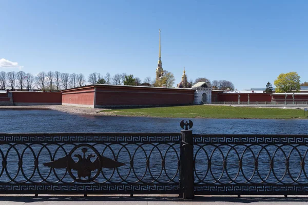 Входные Ворота Иоанновского Равелина Петропавловской Крепости Острове Заячий Санкт Петербург — стоковое фото