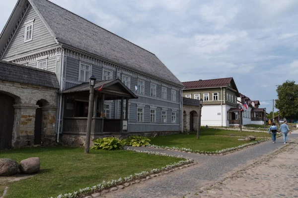 Izborsk Pskov Region Russia 2020 Old Musem Houses Izborsk City — 스톡 사진