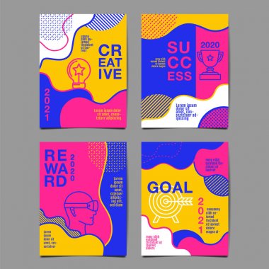 yıllık rapor 2020,2021 ,gelecek, iş, şablon düzeni desig