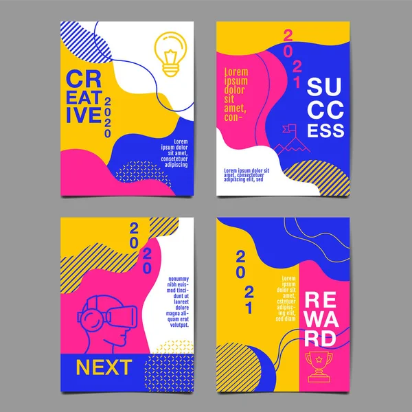 yıllık rapor 2020,2021 ,gelecek, iş, şablon düzeni desig